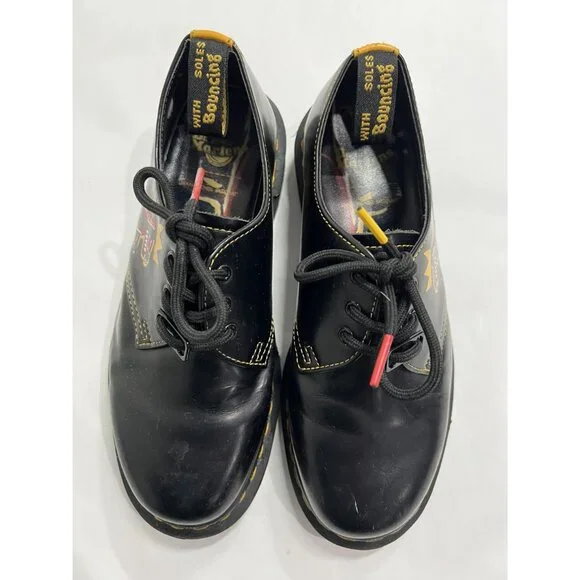 Dr. Martens Jean-Michel Basquiat x 1461 Leather Oxford Shoes  display picture 1